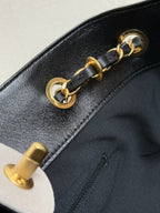 CHANEL - 25A Suede Shopping Bag Grey Small