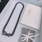 DIOR - Oblique Pendant Necklace