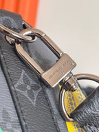 LOUIS VUITTON - LV X YK Monogram Eclipse Reverse Pumpkin Keepall Bandouliere 25