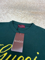 GUCCI  - Knit wool jumper with intarsia unisex