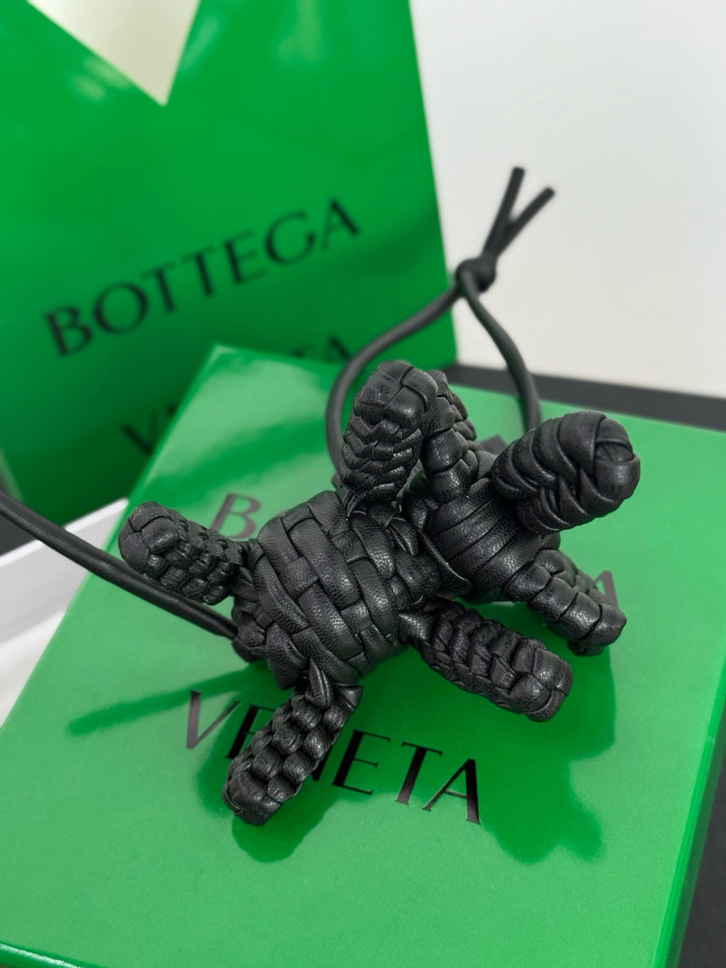 BOTTEGA VENETA - Intrecciato Leather Bag Charm