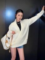 LOUIS VUITTON -  Knit Cardigan Jacket with Shawl Collar jacke