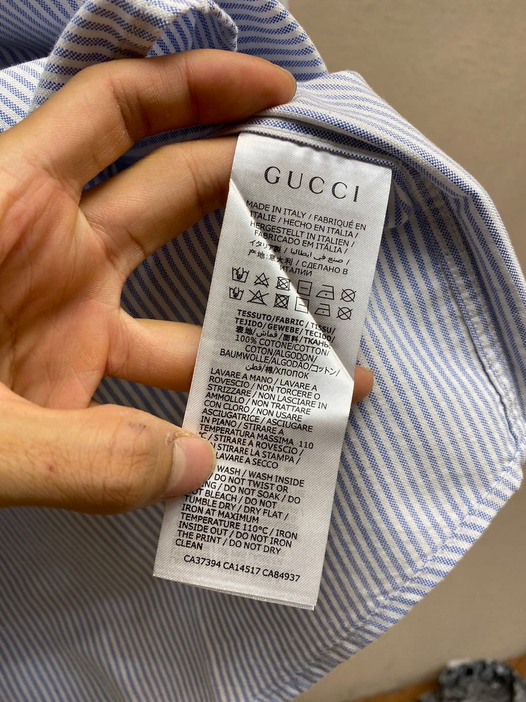 GUCCI - Cotton shirt