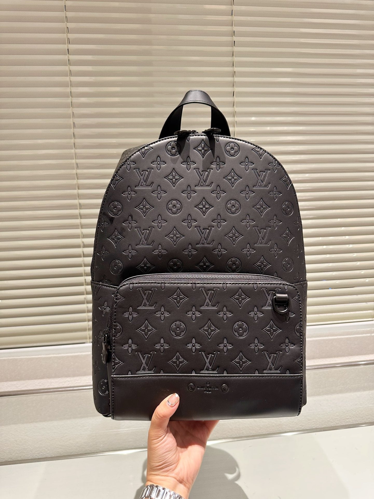 LOUIS VUITTON- Leather Backpack