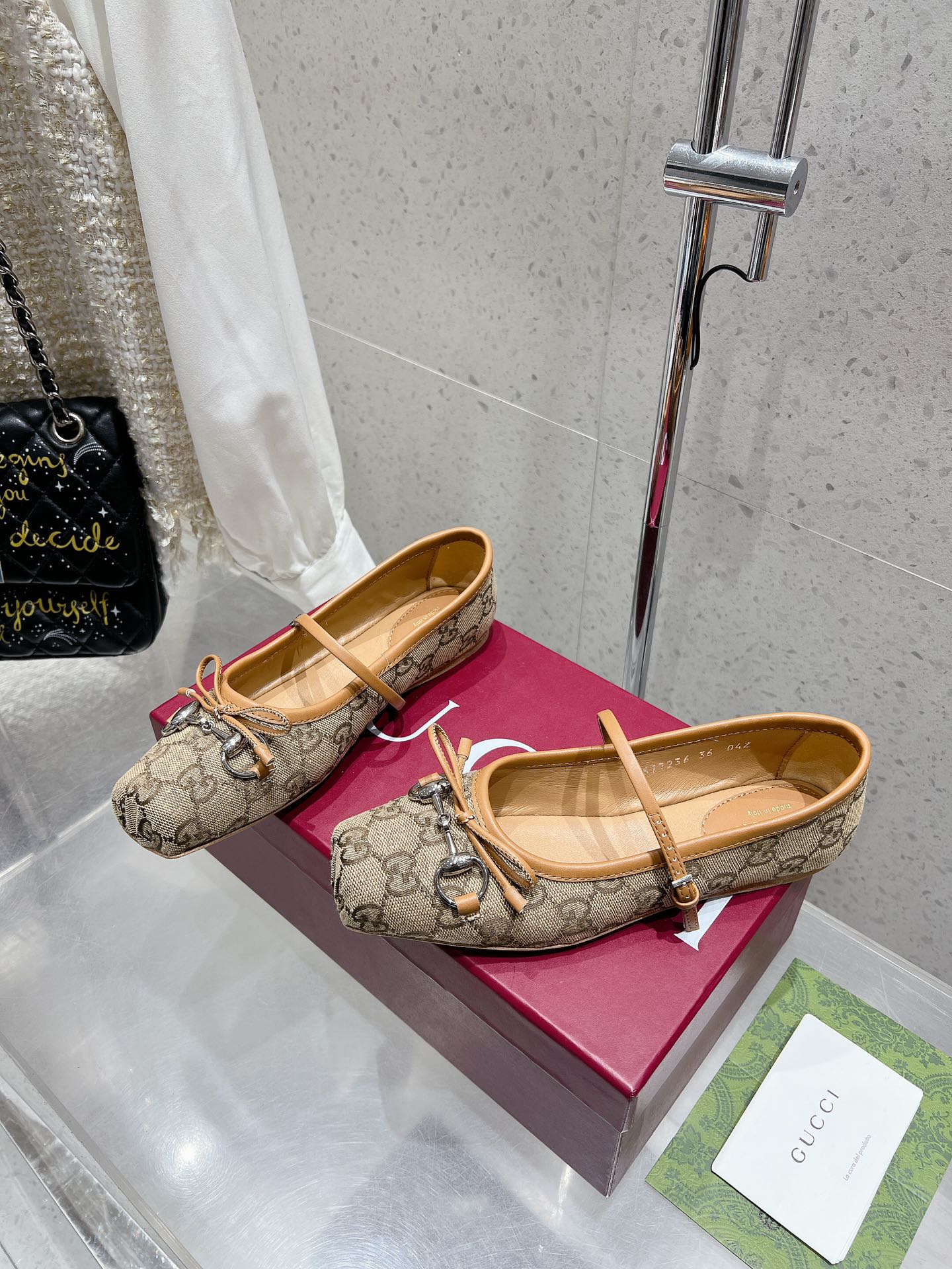 GUCCI - Horsebit Ballet Flat