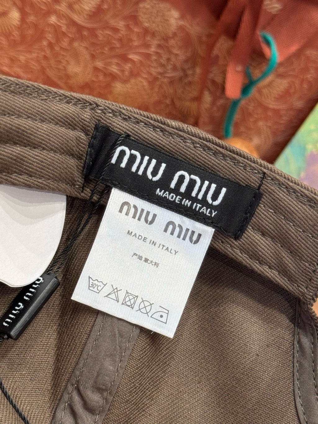 MIU MIU - Denim baseball cap