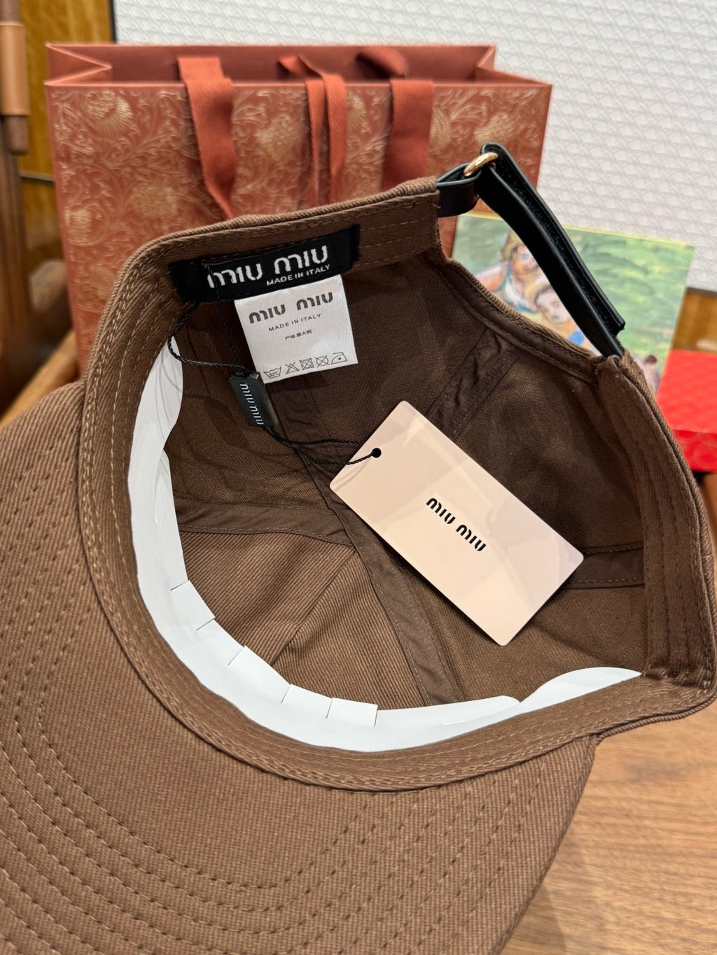 MIU MIU - Denim baseball cap