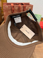 MIU MIU - Denim baseball cap