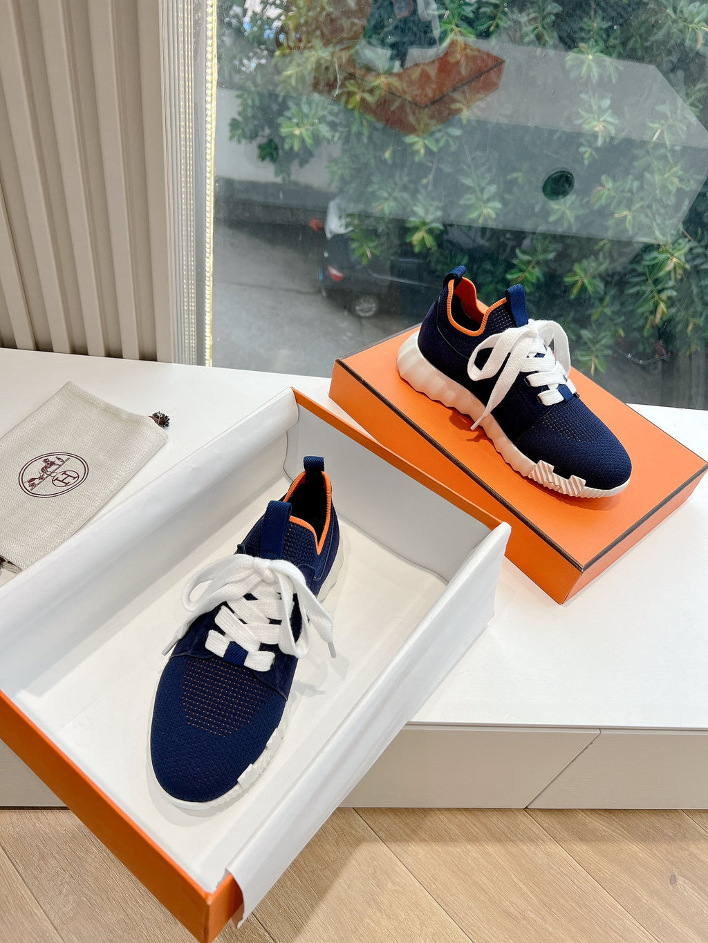 HERMES - Napa sneakers