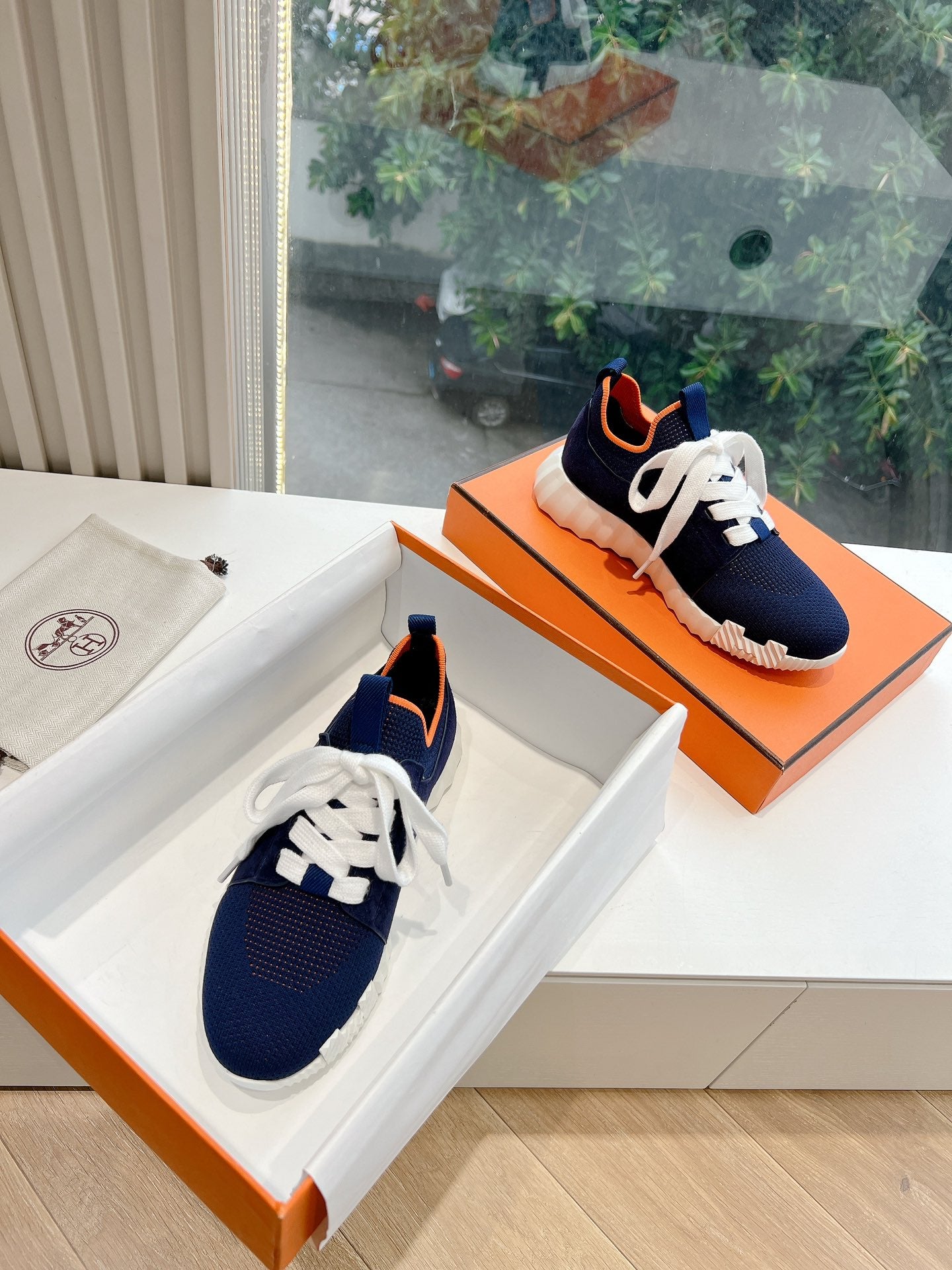 HERMES - Napa sneakers