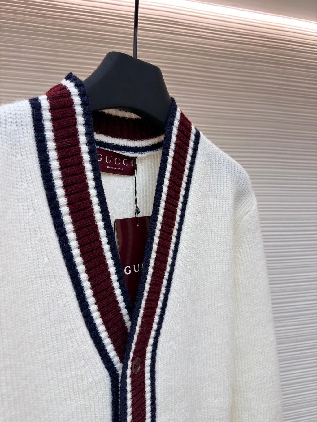 GUCCI  - intarsia wool cardigan