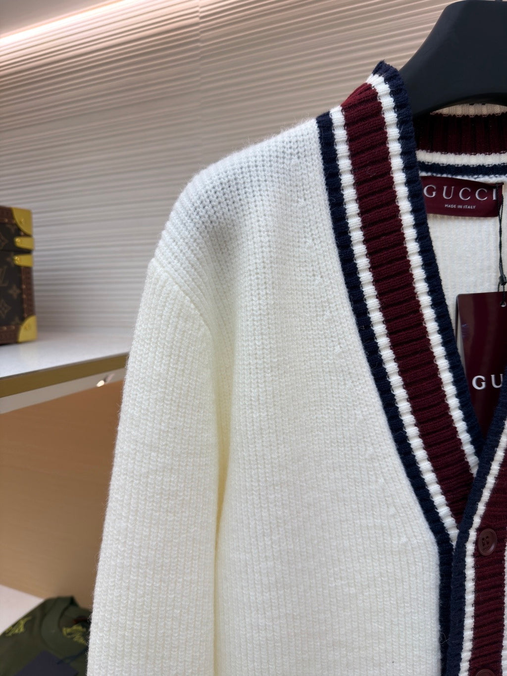 GUCCI  - intarsia wool cardigan