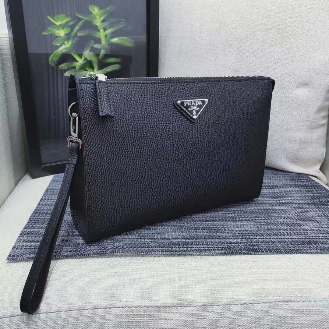 PRADA - Saffiano leather men's bag
