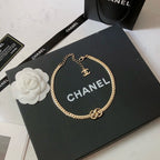 CHANEL - Crystal CC Choker Necklace