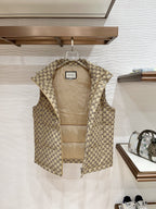 GUCCI - GG unisex Canvas Padded Gilet