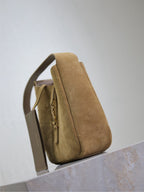 SAINT LAURENT - Icare Medium quilted suede shoulder bag