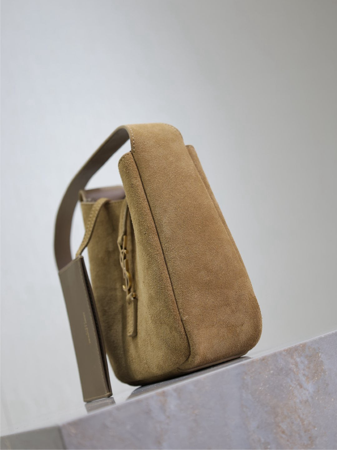 SAINT LAURENT - Icare Medium quilted suede shoulder bag