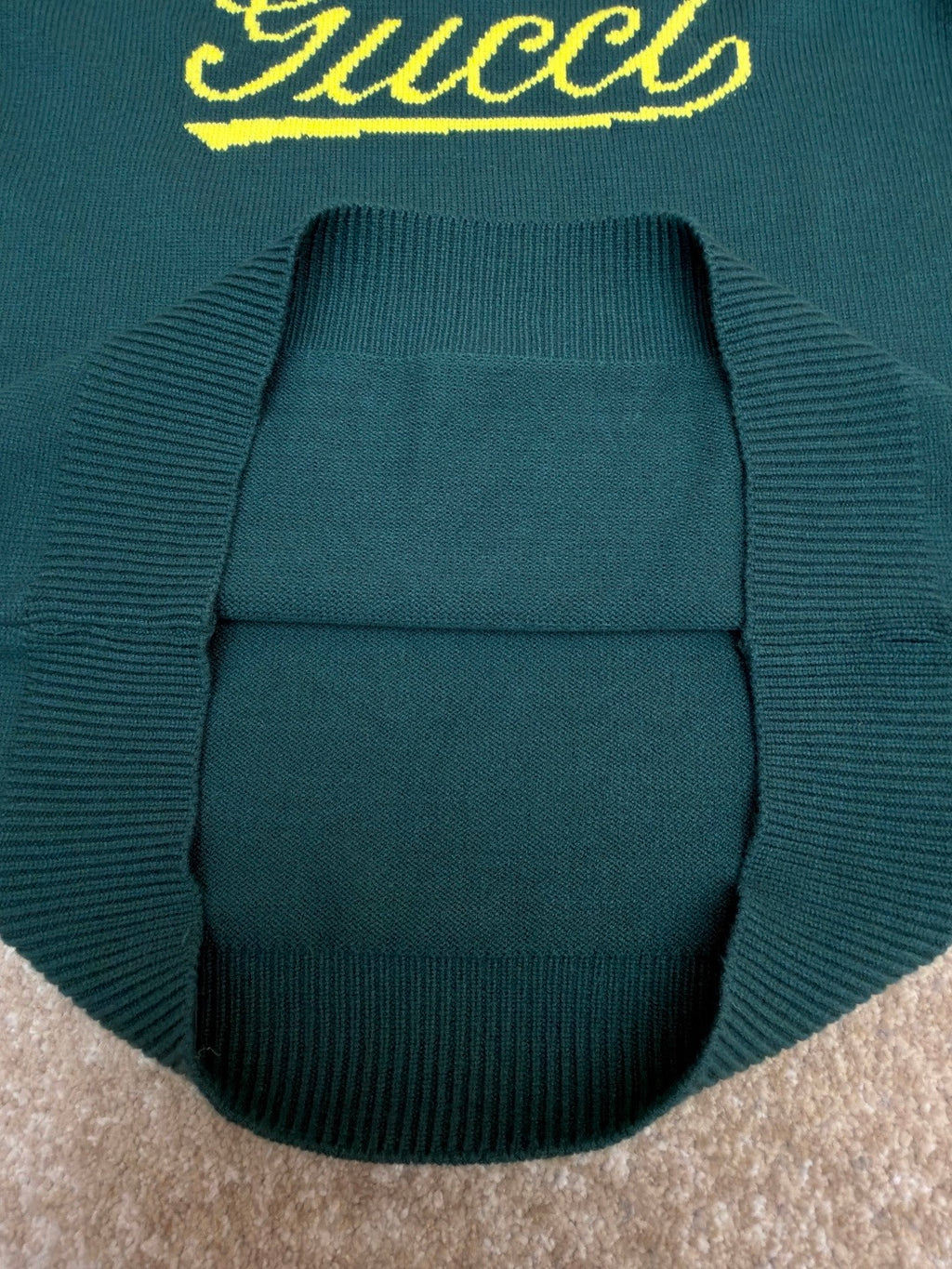GUCCI  - Knit wool jumper with intarsia unisex