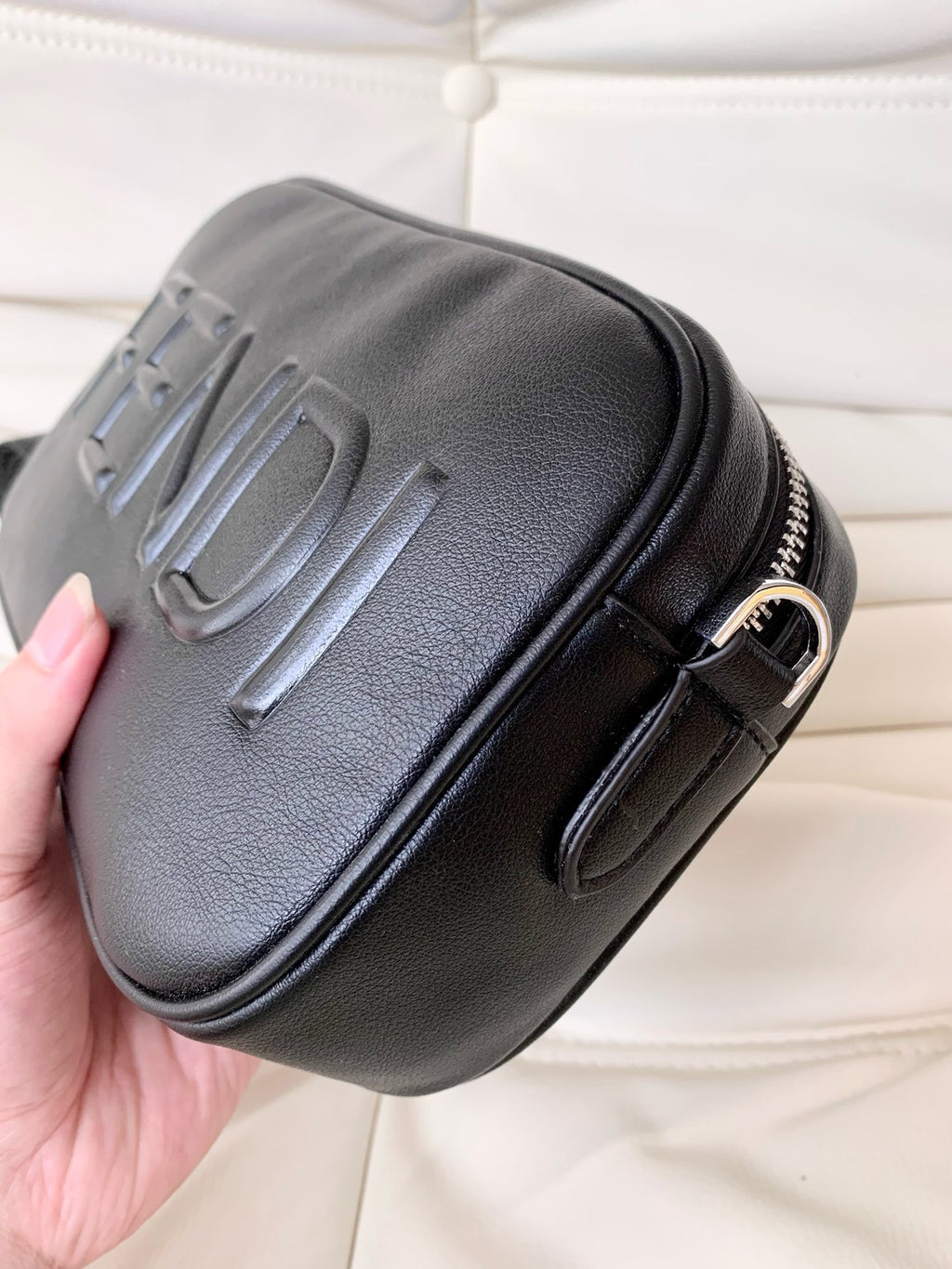 FENDI -  Zucca Coated Canvas and Leather  Bag