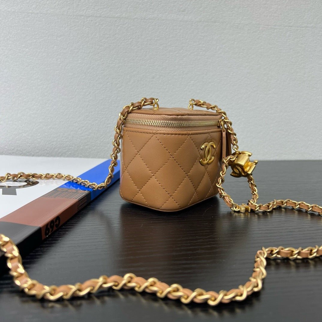 CHANEL - Mini Vanity Cosmetic Bag
