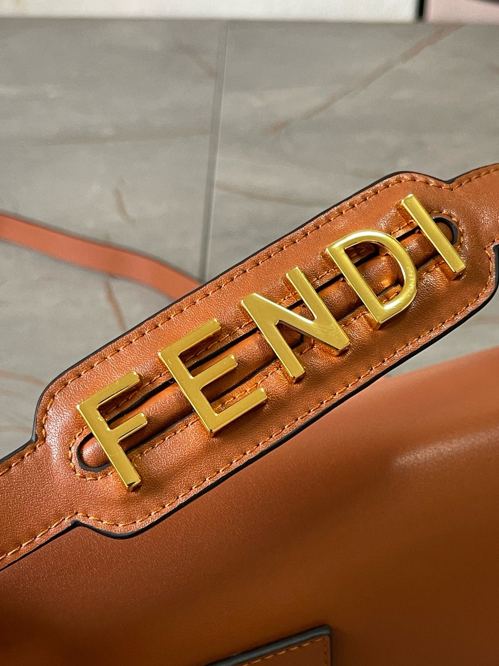 FENDI - Honey Baguette Square Bag