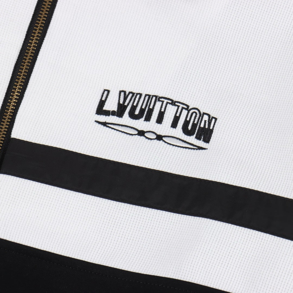 LOUIS VUITTON - Graphic Leather Mix Tracktop