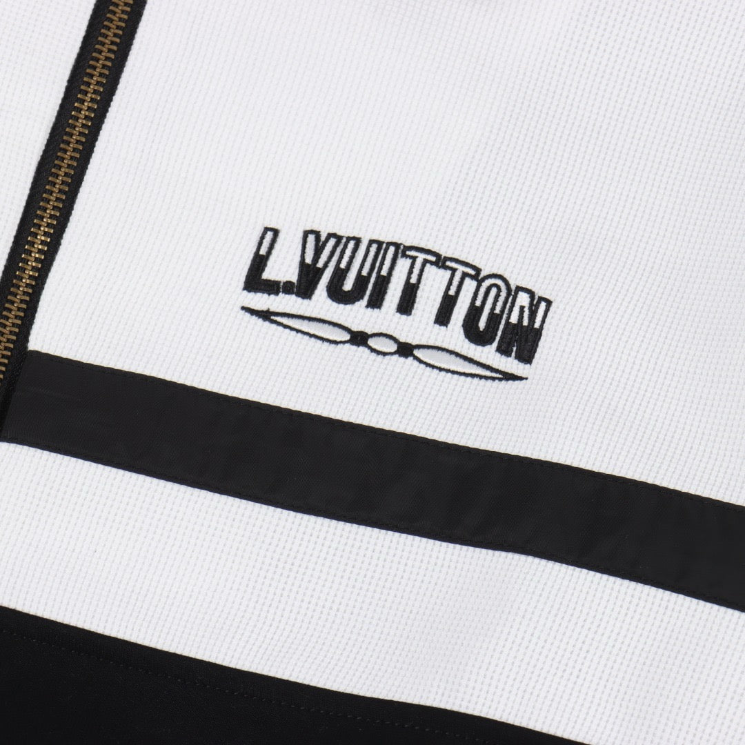 LOUIS VUITTON - Graphic Leather Mix Tracktop