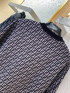 FENDI - Jacquard Knitted T-Shirt