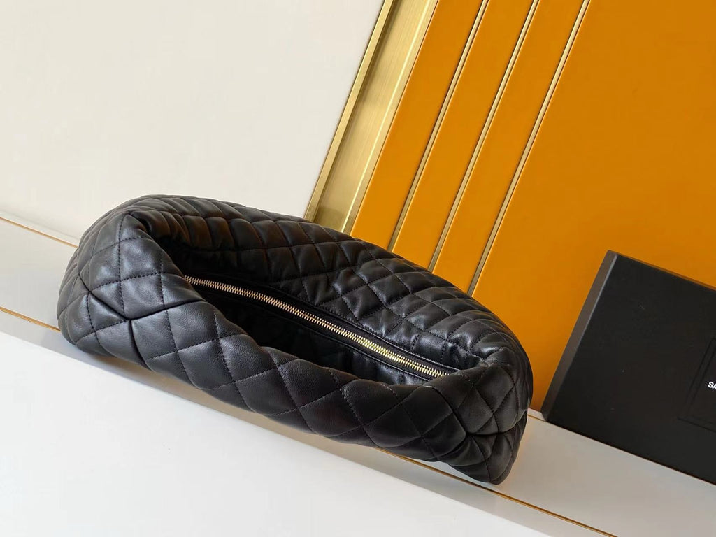 SAINT LAURENT - Icare Medium quilted suede shoulder bag