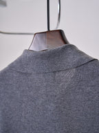 BURBERRY - Cashmere Polo Shirt