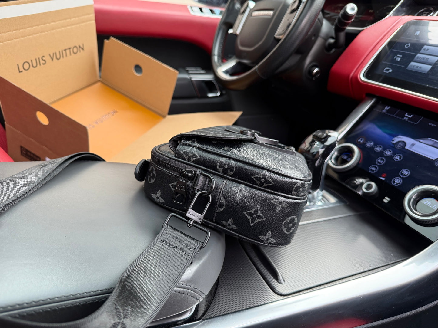 LOUIS VUITTON- Men’s S Lock Messenger bag