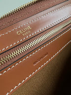 CELINE - BOSTON IN TRIOMPHE CANVAS AND CALFSKIN