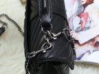 SAINT LAURENT- Black Leather Handbag
