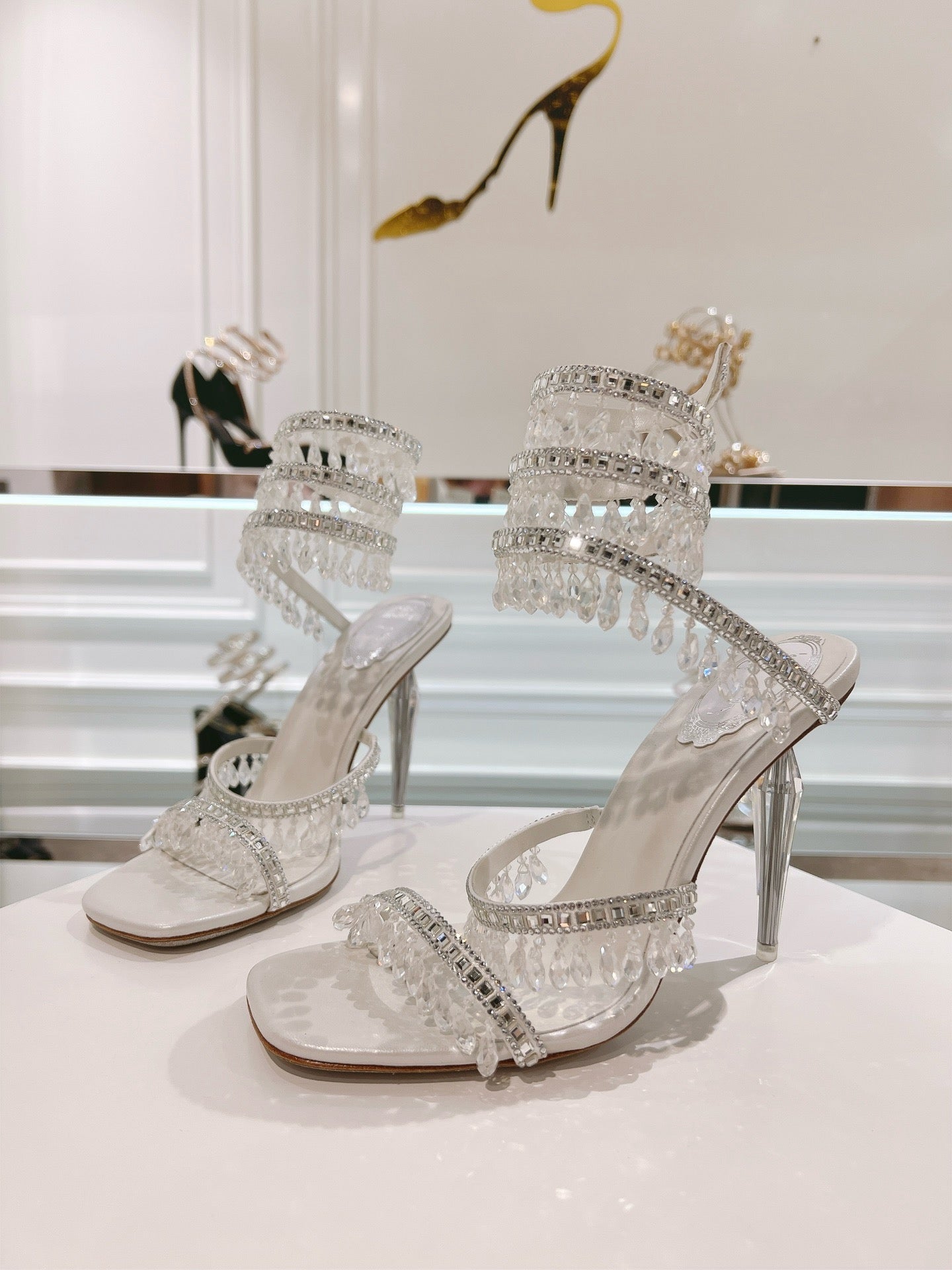 RENE CAOVILLA - CHANDELIER  SANDAL