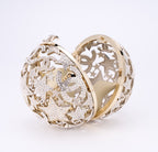 CHANEL - Gold Metal Strass Crystal Sphere Minaudiere Clutch Gold Hardware, 2025