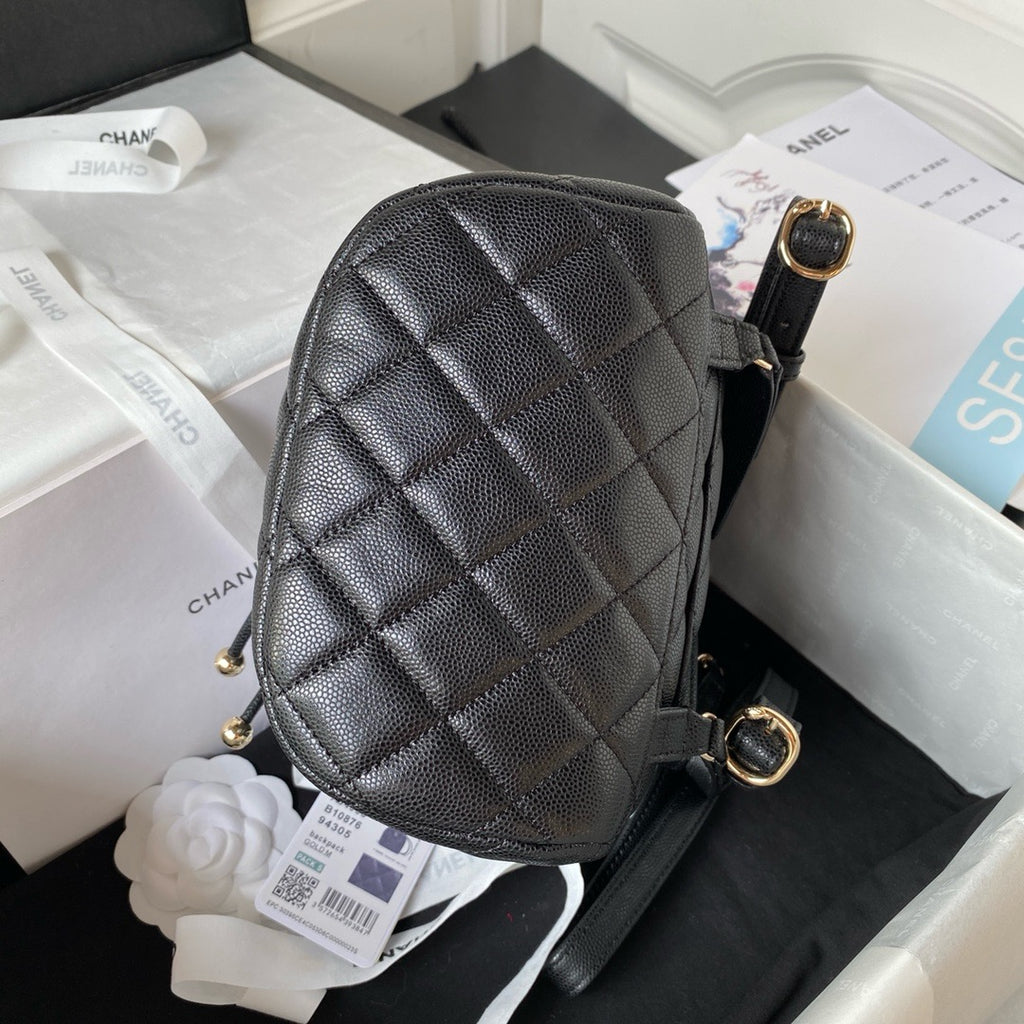 CHANEL - Chanel Mini Caviar Urban Spirit Backpack
