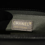 CHANEL - Exotics Small Boy Bag Black Python Molurus Leather
