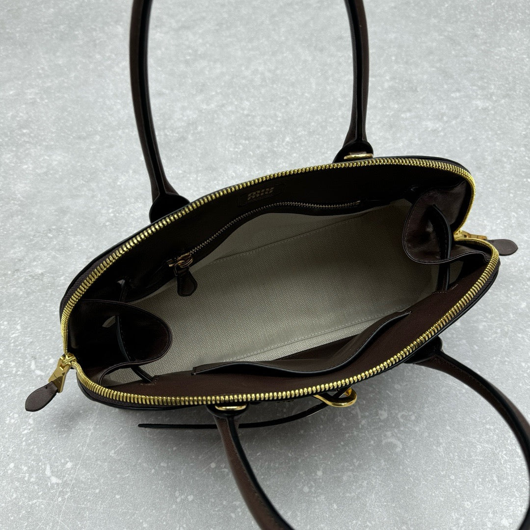 MIU MIU - Aventure nappa leather top-handle bag