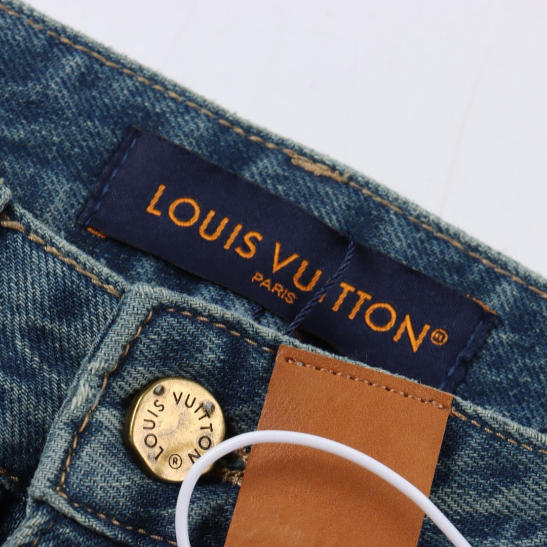 LOUIS VUITTON- Monogram jeans