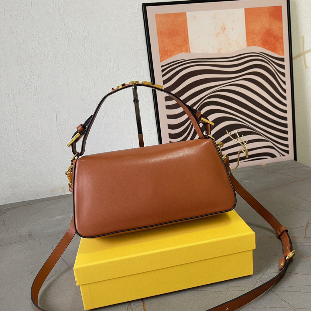 FENDI - Honey Baguette Square Bag