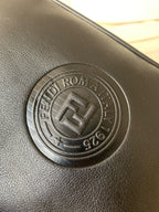 FENDI -  Zucca Coated Canvas and Leather  Bag