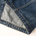 LOUIS VUITTON - Leather-Trim Cropped Denim Jacket