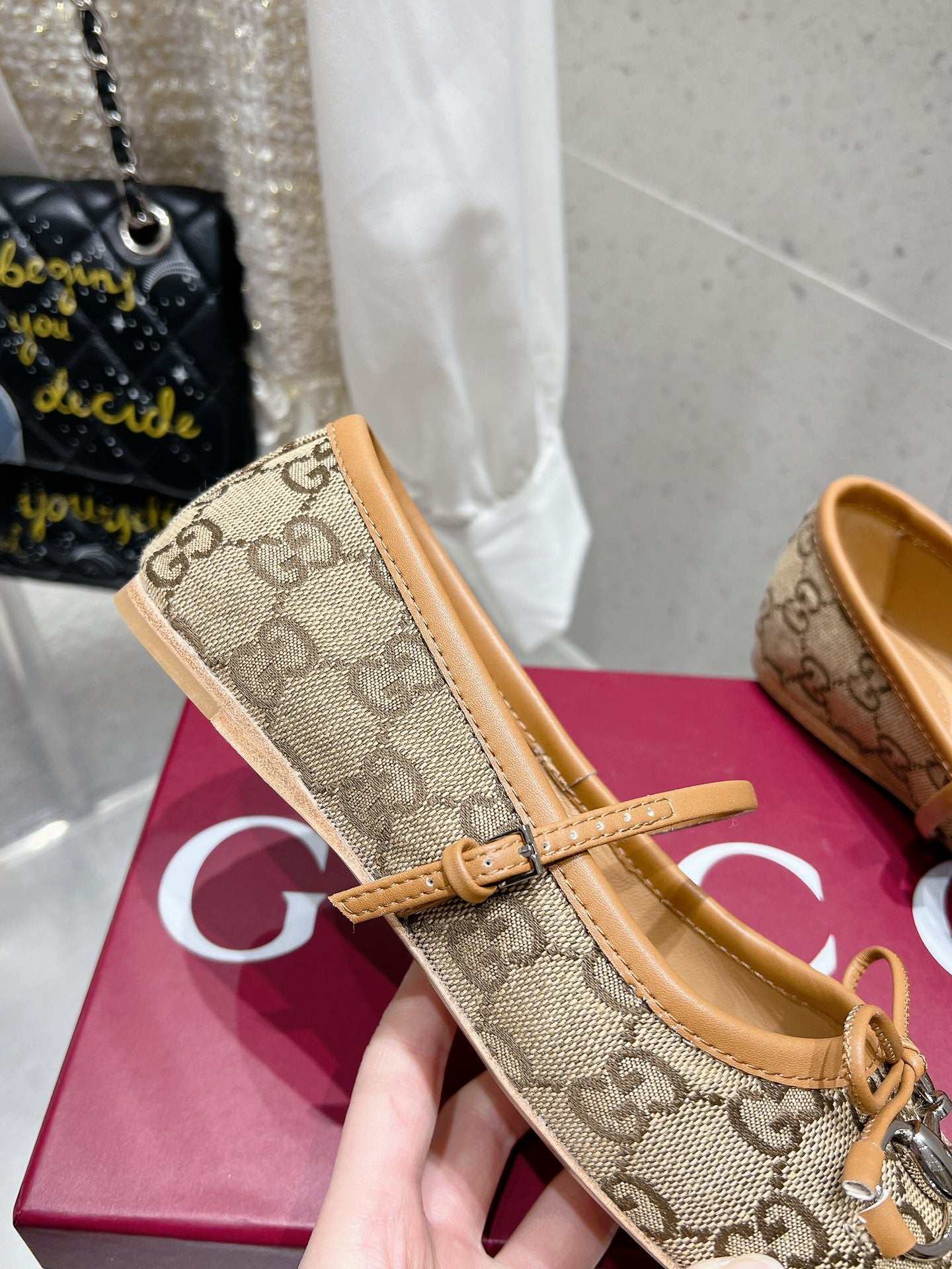 GUCCI - Horsebit Ballet Flat