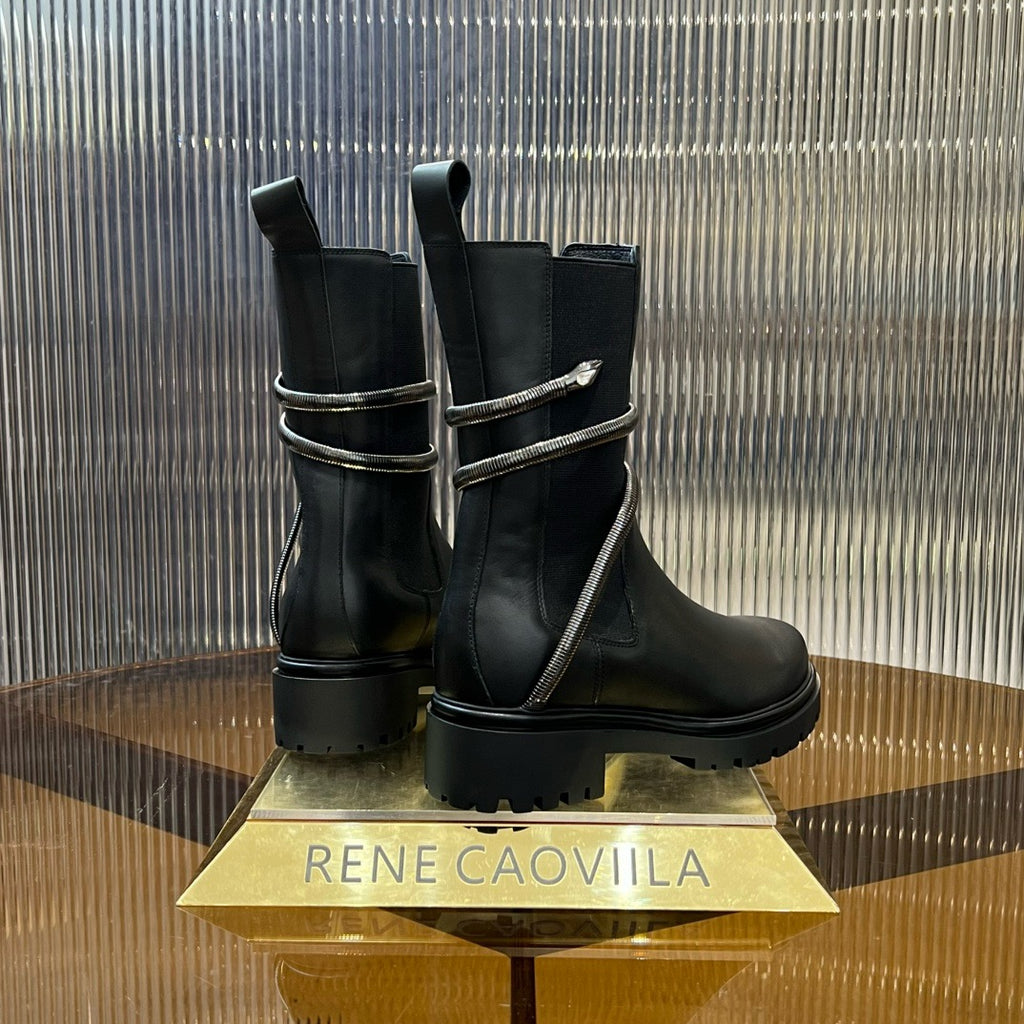RENE CAOVILLA - jeweled jumper biker