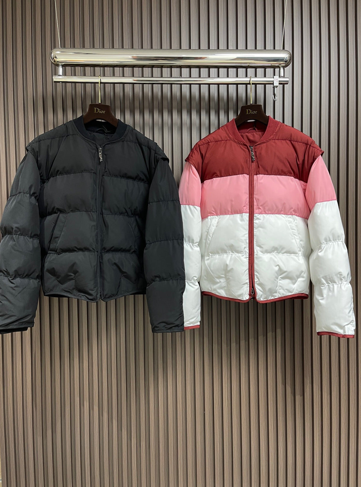 DIOR - Dior and Lewis Hamilton Puffer Jacket with Removable Sleeves