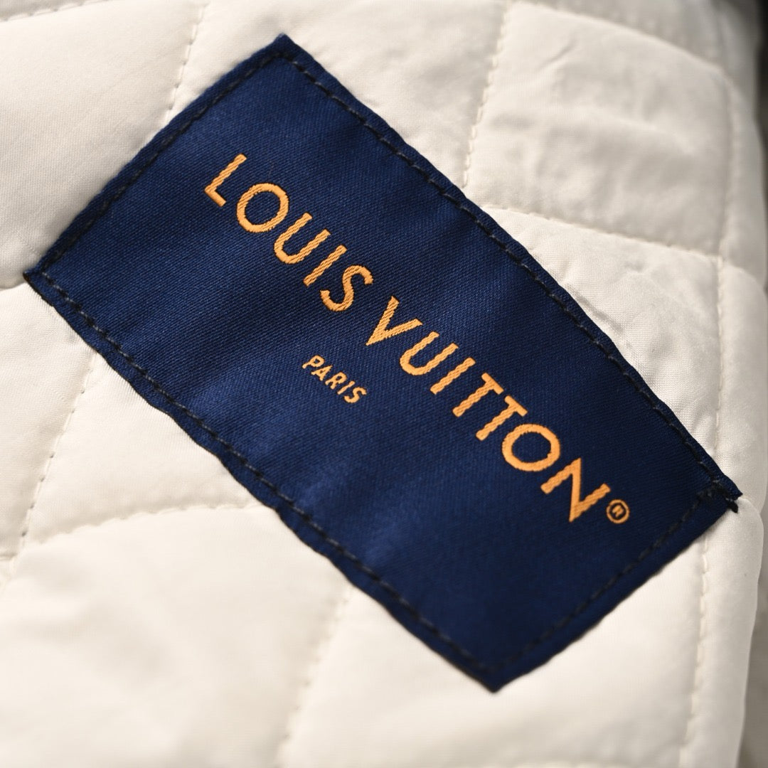 LOUIS VUITTON - Upcycled Denim Varsity Jacket