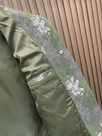 GUCCI  - Retro camouflage monogram print jacket