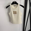 MIU MIU - Cotton knit tank top