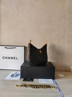 CHANEL - 23A Lambskin Quilted CC Chain Hobo