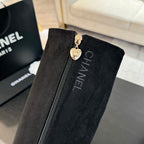 CHANEL - Block Heel Knee-High Boots